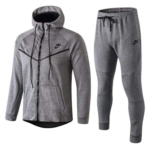 Conjunto Nike Tech Fleece, Cinza