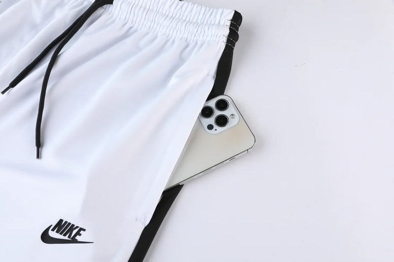 Conjunto Nike Dri-Fit - Camisa + Calça, Preto com Branco