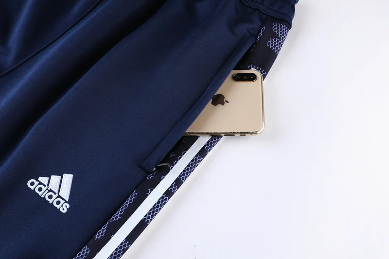 Conjunto Adidas - Jaqueta + Calça, Azul