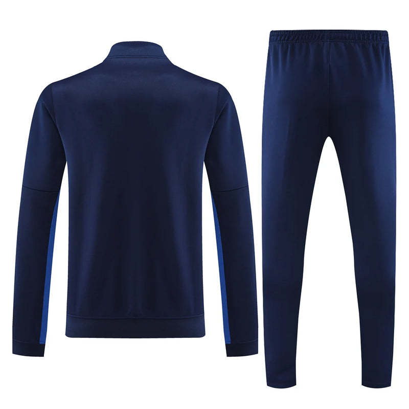 Conjunto de Treino Nike Dri-Fit - Jaqueta + Calça, Azul