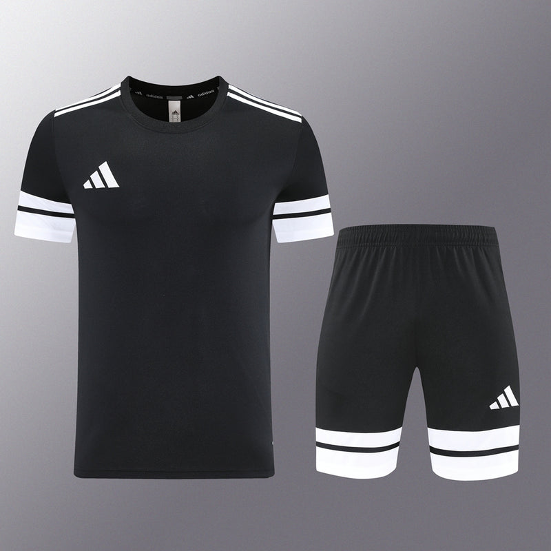 Conjunto Adidas - Camisa + Short, Preto