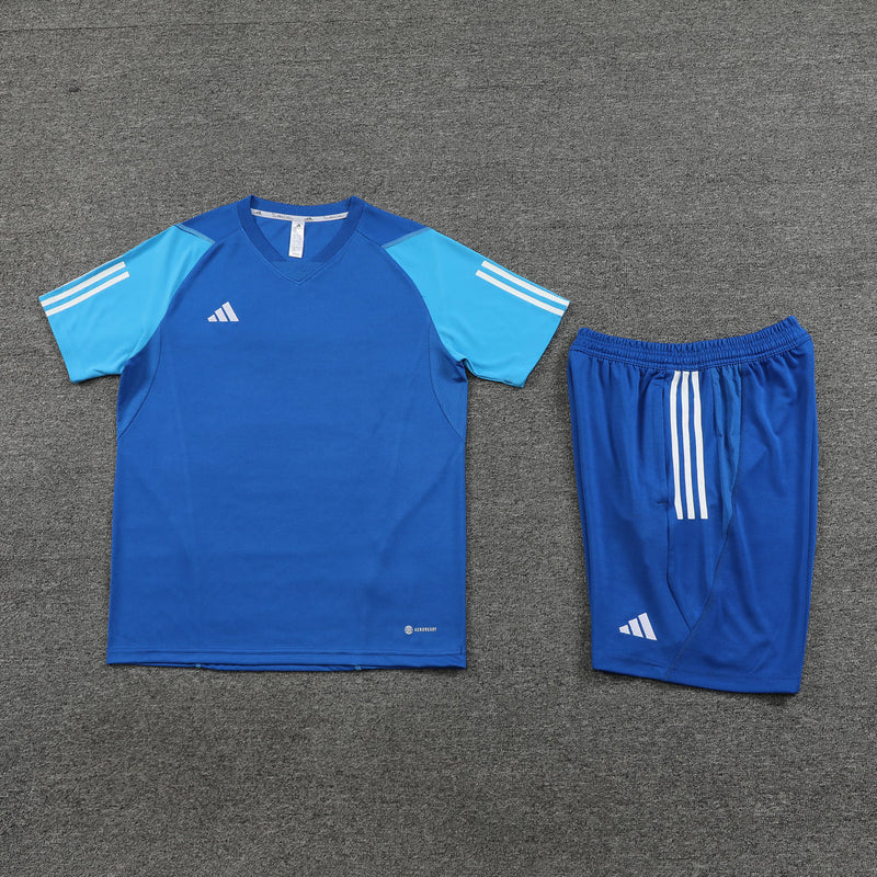 Conjunto Adidas - Camisa + Short, Azul