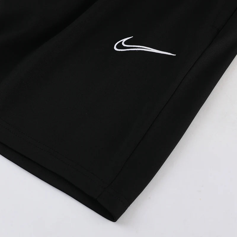 Conjunto Nike - Camisa + Short, Cinza com Preto