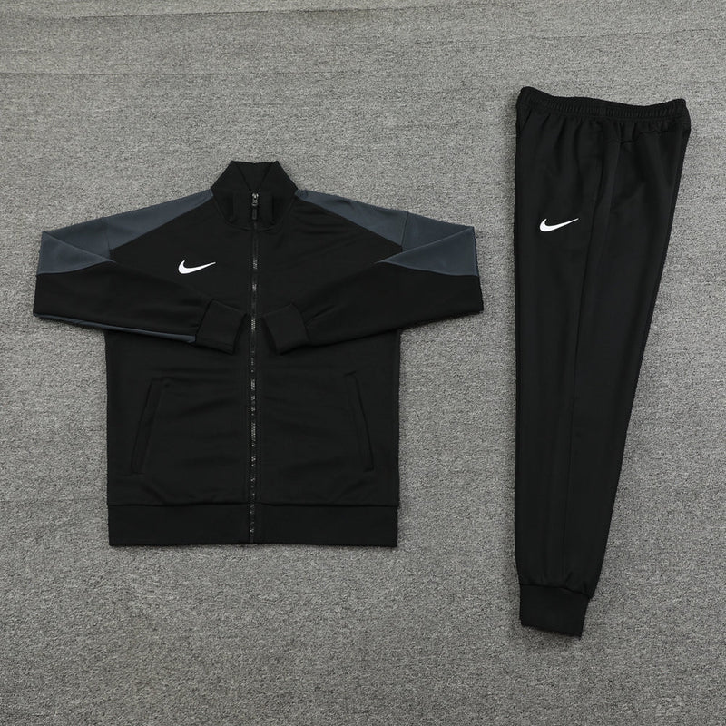 Conjunto de Treino Nike Dri-Fit - Jaqueta + Calça, Preto