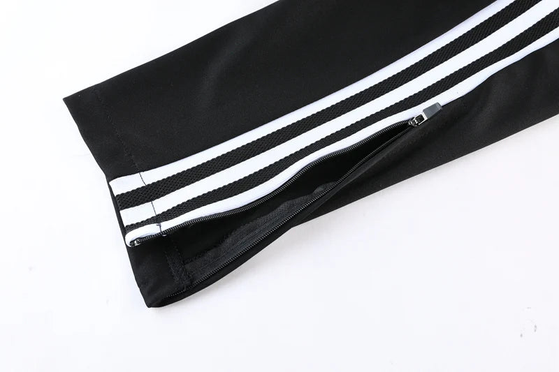 Conjunto Adidas - Jaqueta + Calça, Vermelho com Preto