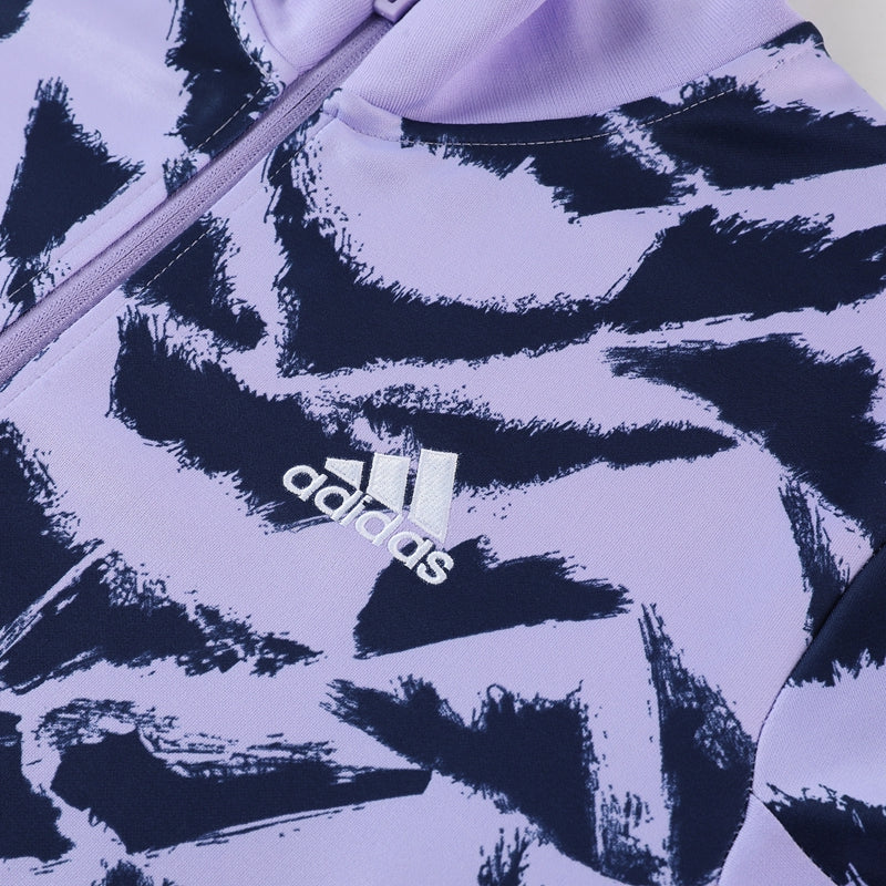 Conjunto Adidas de Frio - Jaqueta + Calça, Lilás